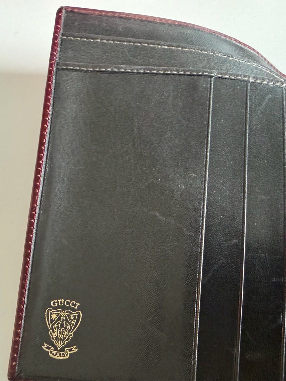 Gucci Burgundy Leather Wallet - Picture 3 of 5